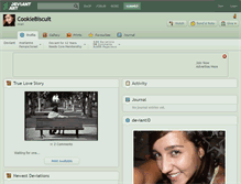 Tablet Screenshot of cookiebiscuit.deviantart.com