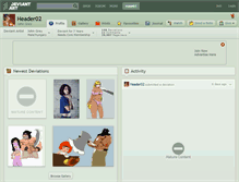 Tablet Screenshot of header02.deviantart.com