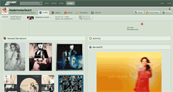 Desktop Screenshot of mademoiselleart.deviantart.com