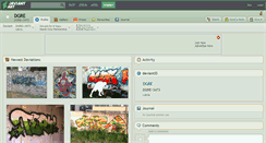 Desktop Screenshot of dgre.deviantart.com
