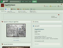 Tablet Screenshot of megalithicmason.deviantart.com