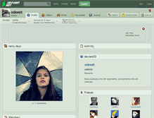 Tablet Screenshot of odeeet.deviantart.com