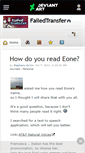 Mobile Screenshot of failedtransfer.deviantart.com