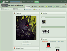 Tablet Screenshot of narutouchiha-users.deviantart.com