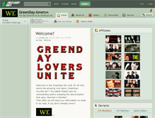 Tablet Screenshot of greenday-lovers.deviantart.com