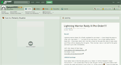 Desktop Screenshot of epeyon0083.deviantart.com