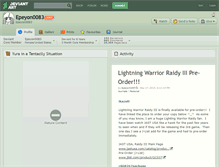 Tablet Screenshot of epeyon0083.deviantart.com