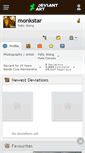 Mobile Screenshot of monkstar.deviantart.com