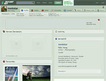 Tablet Screenshot of monkstar.deviantart.com