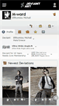 Mobile Screenshot of m-word.deviantart.com