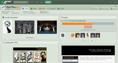 Desktop Screenshot of miyu-yoru.deviantart.com