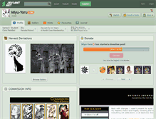 Tablet Screenshot of miyu-yoru.deviantart.com