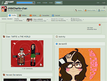 Tablet Screenshot of chibicharlie-chan.deviantart.com