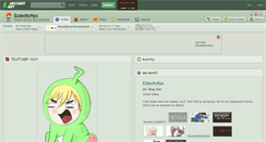 Desktop Screenshot of eclecticnyx.deviantart.com
