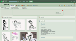 Desktop Screenshot of blacksix.deviantart.com
