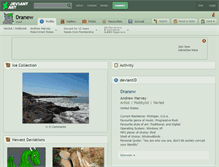 Tablet Screenshot of dranew.deviantart.com