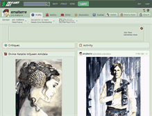 Tablet Screenshot of emalterre.deviantart.com