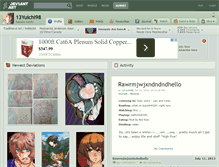 Tablet Screenshot of 13yuichi98.deviantart.com