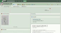 Desktop Screenshot of fancharacter-club.deviantart.com