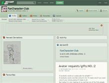 Tablet Screenshot of fancharacter-club.deviantart.com