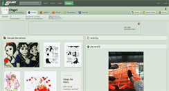 Desktop Screenshot of chigiri.deviantart.com