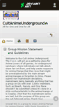 Mobile Screenshot of cultanimeunderground.deviantart.com