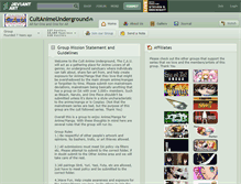 Tablet Screenshot of cultanimeunderground.deviantart.com