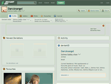 Tablet Screenshot of darcanangel.deviantart.com