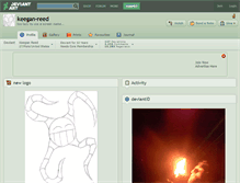 Tablet Screenshot of keegan-reed.deviantart.com