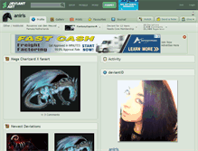 Tablet Screenshot of aniris.deviantart.com