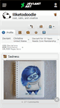 Mobile Screenshot of iliketodoodle.deviantart.com