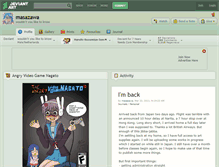 Tablet Screenshot of masazawa.deviantart.com