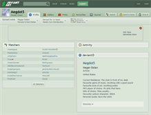 Tablet Screenshot of megdot5.deviantart.com