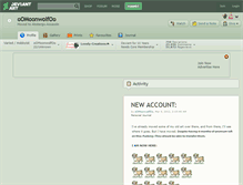 Tablet Screenshot of oomoonwolfoo.deviantart.com