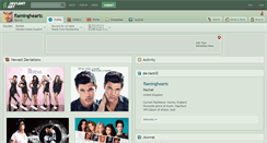 Desktop Screenshot of flaminghearts.deviantart.com