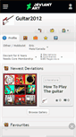 Mobile Screenshot of guitar2012.deviantart.com