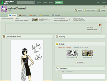 Tablet Screenshot of melmel7melmel.deviantart.com