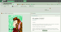 Desktop Screenshot of caterpillartomoko.deviantart.com