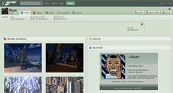 Desktop Screenshot of diyon.deviantart.com