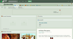 Desktop Screenshot of peruvian-artists.deviantart.com