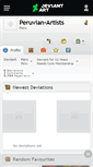 Mobile Screenshot of peruvian-artists.deviantart.com