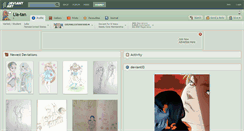 Desktop Screenshot of lia-tan.deviantart.com