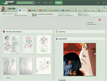 Tablet Screenshot of lia-tan.deviantart.com