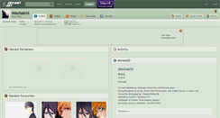 Desktop Screenshot of mischaichi.deviantart.com