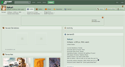Desktop Screenshot of kekuri.deviantart.com