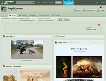 Tablet Screenshot of angelalouwe.deviantart.com
