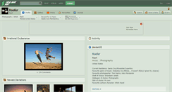 Desktop Screenshot of koofer.deviantart.com