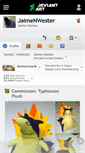 Mobile Screenshot of jaimenwester.deviantart.com