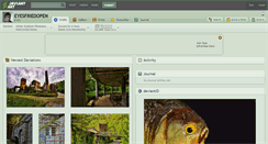 Desktop Screenshot of eyesfriedopen.deviantart.com
