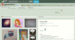Desktop Screenshot of angelcakes999614.deviantart.com